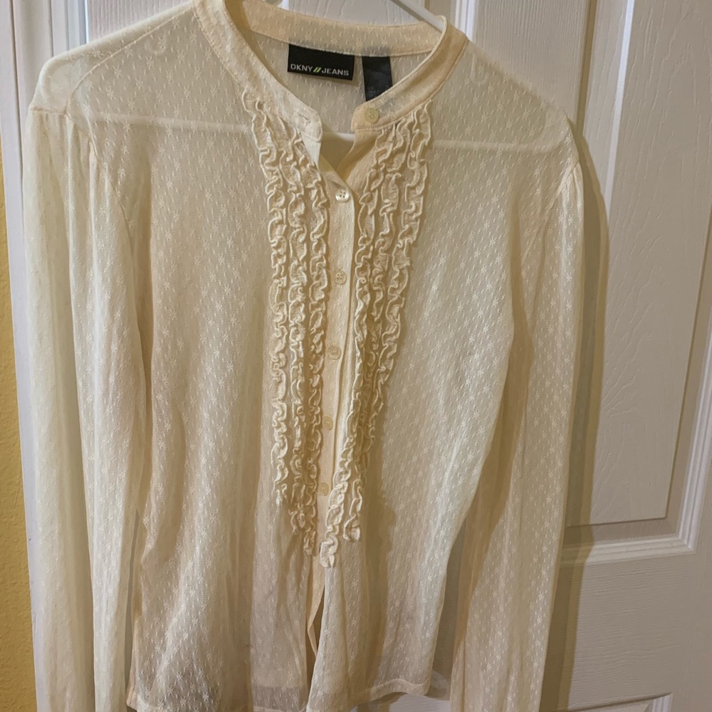 Dkny Button Down Top - image 4